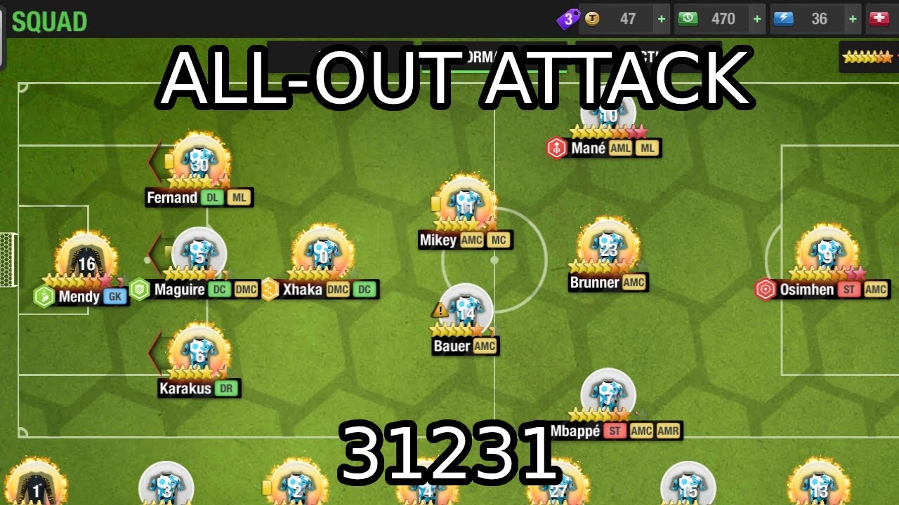 Best Top Eleven Formations: 31231 Tips and Tricks