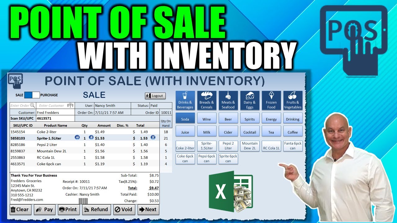 Comment créer une application de point de vente (POS) avec inventaire dans Excel