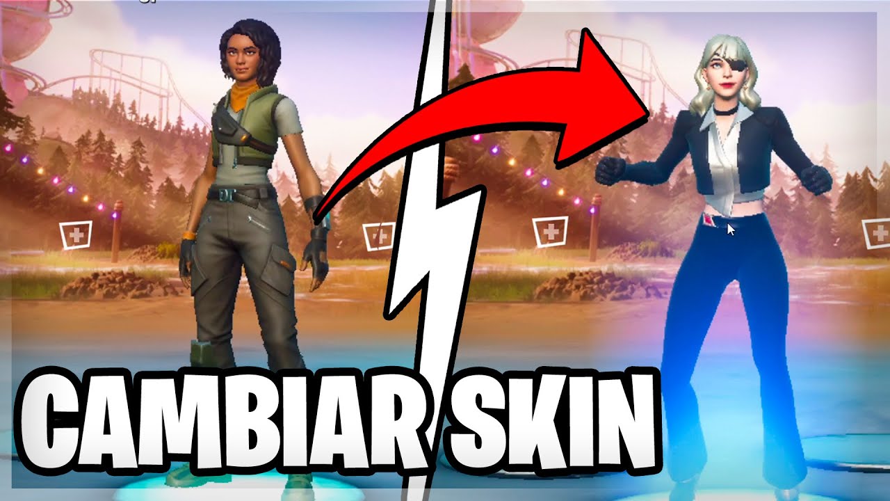 Como Cambiar el PERSONAJE de FORTNITE en CUALQUIER PLATAFORMA | Cambiar SKIN Predeterminada FORTNITE