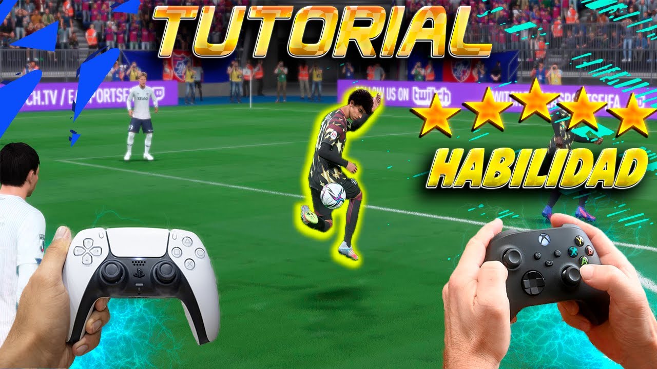 COMO HACER REGATES DE 5 ESTRELLAS EN FIFA 22 TUTORIAL #ps5 #fifa22 #xbox