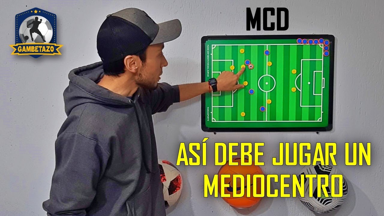️⚽️ Como Jugar de MEDIOCENTRO DEFENSIVO MCD - Como Aprender a Jugar de Mediocampista, Táctica Futbol