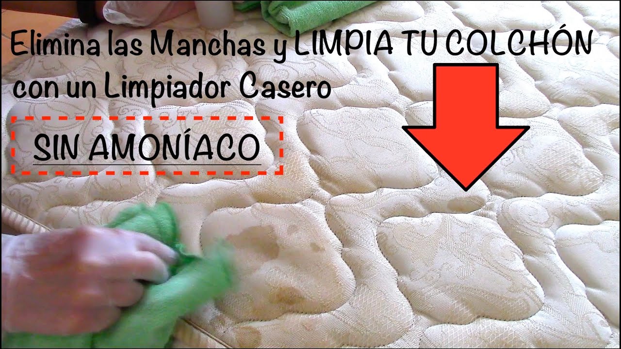 Cómo Limpiar el Colchón SIN AMONIACO - SIN ASPIRADORA - Nueva Receta Limpiador por Mónica Trébol