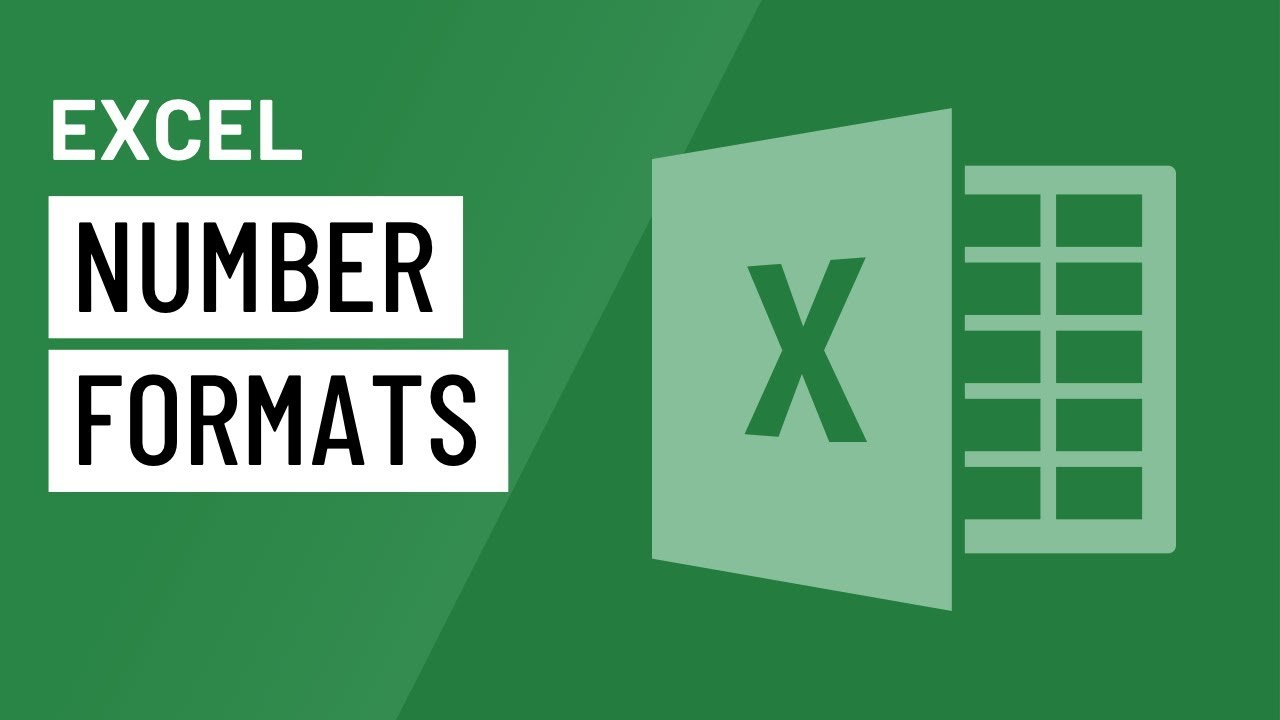 Excel: Understanding Number Formats