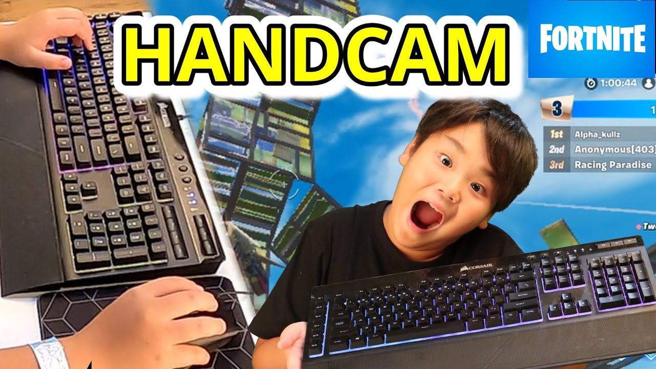 [FORTNITE] 10 years old play Creative, Keyboard Editing with Handcam #65