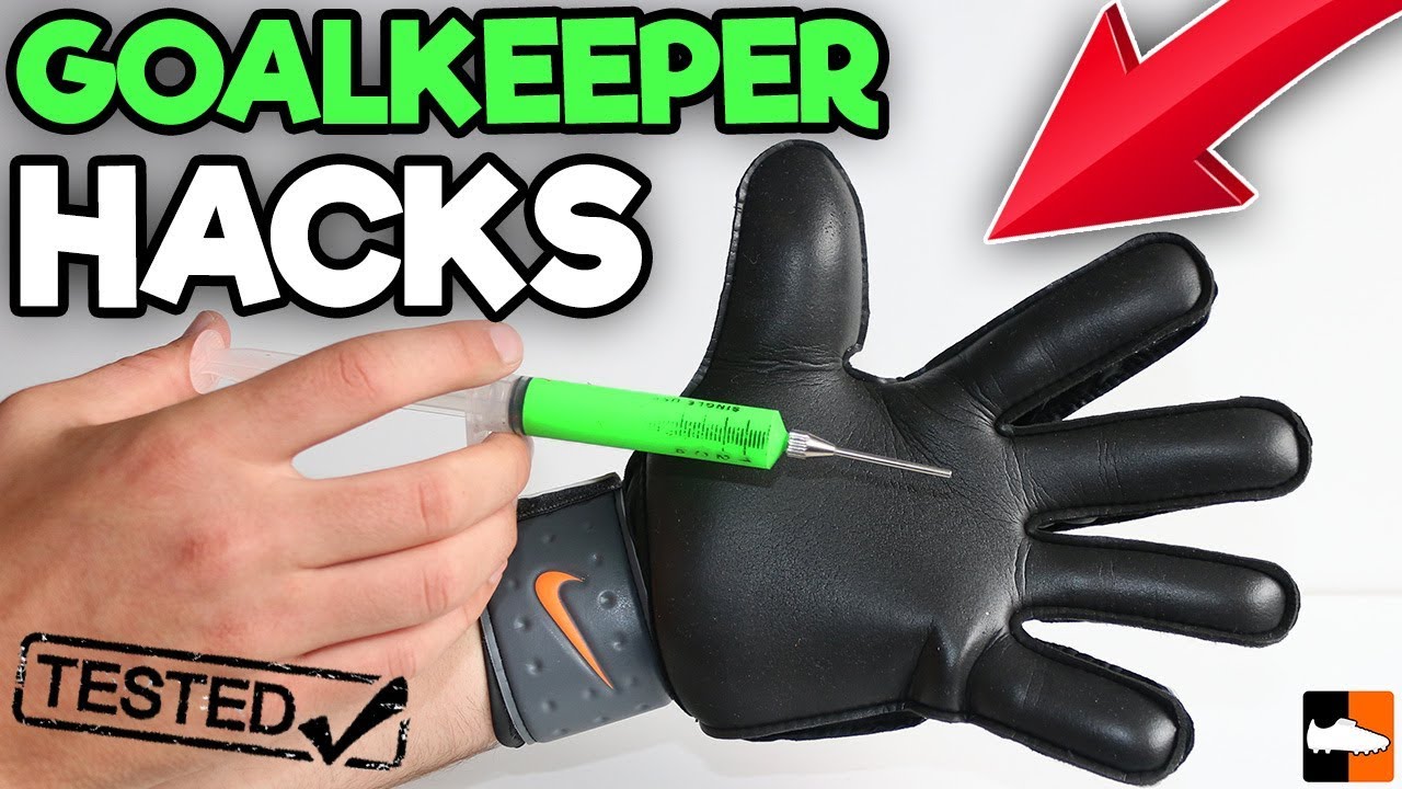 Goalkeeper Hacks Tested!! 🧤⚽ How To Make Your Gloves Ultra-Sticky!
