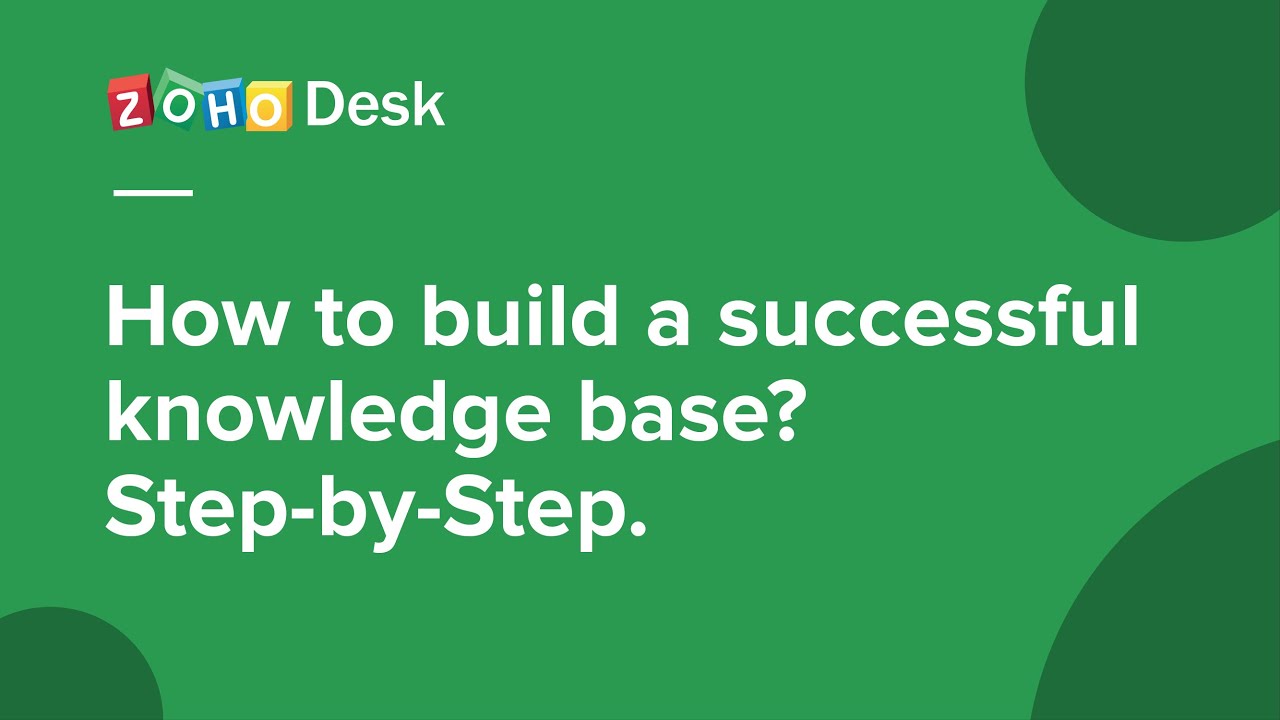 How to build a successful knowledge base? Step-by-Step.