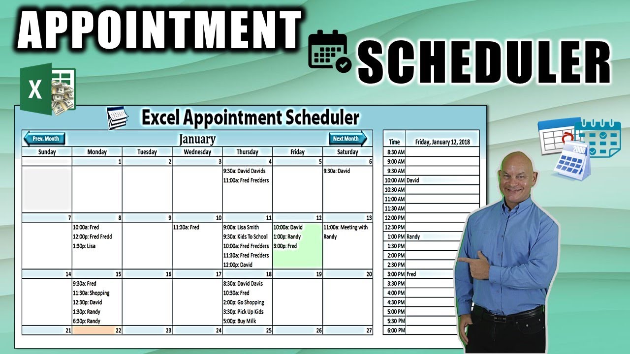 How To Create A Dynamic Appointment Scheduler In Excel [Part 1]