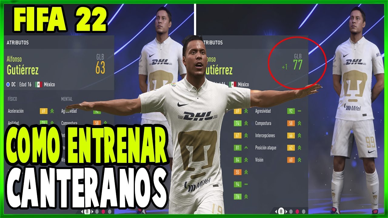 MIRA 👀✅ FIFA 22 Como CRECER ⏫ a tus CANTERANOS en MODO CARRERA FÁCIL Y RÁPIDO 🚀