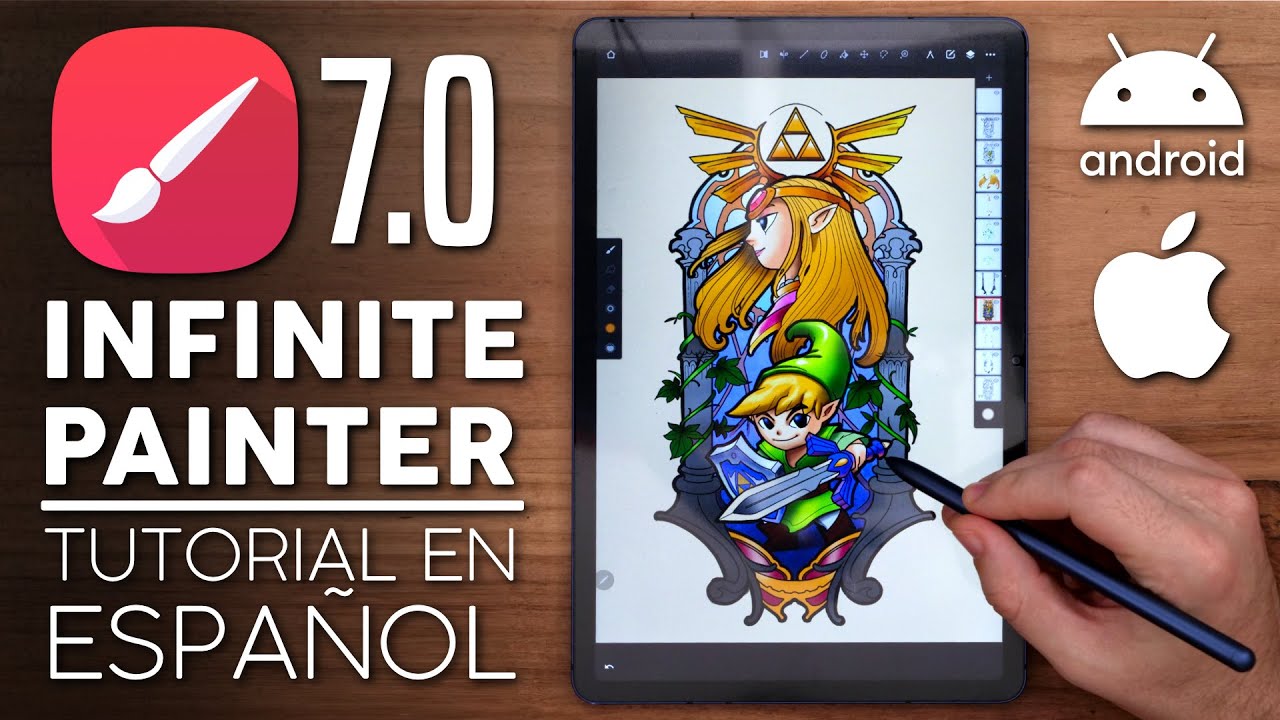 TUTORIAL COMPLETO INFINITE PAINTER 7 | Alternativa a Procreate en Android | Tutorial Android e iOS