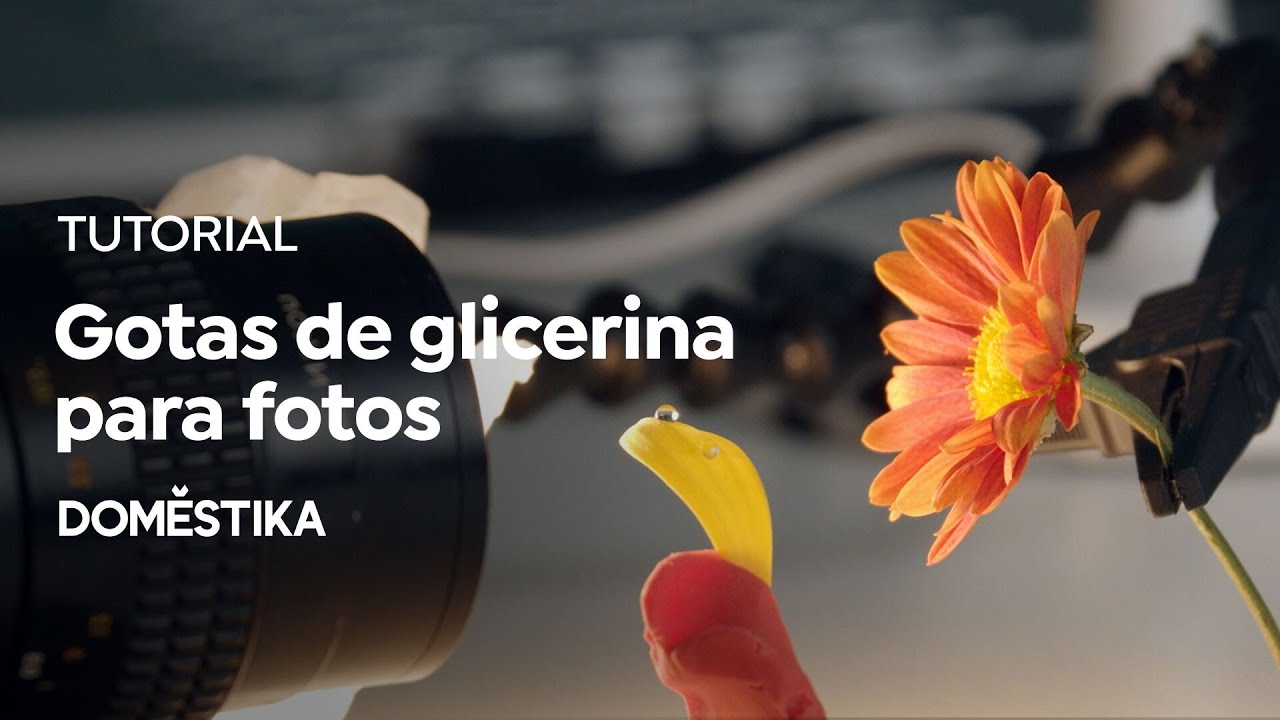 TUTORIAL Fotografía | Cómo Crear Efecto de Gotas con Glicerina | Sergi Gómez | Domestika