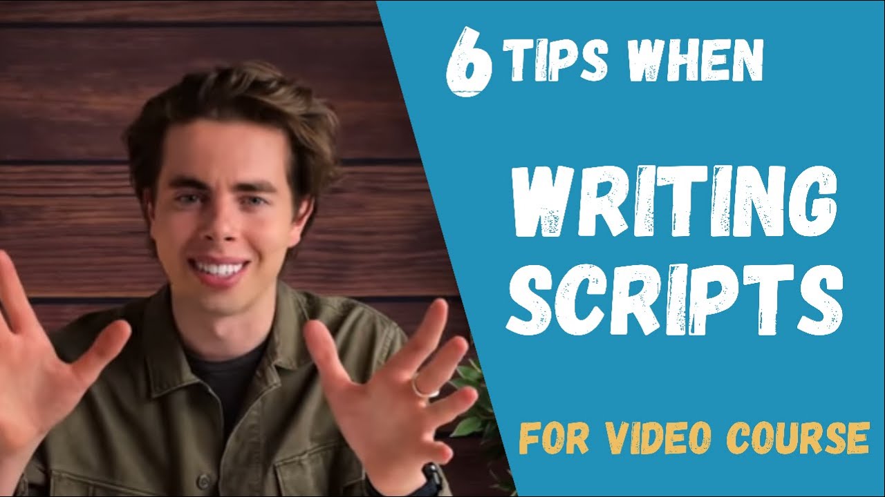 Writing Scripts for your Video Course