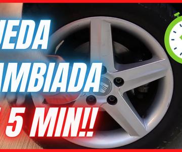 🔴 CAMBIAR RUEDAS DEL COCHE EN 5 MIN!! ⏱️ (Fácil y paso a paso)
