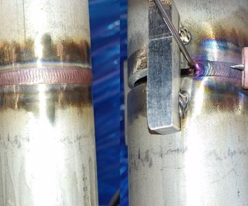 Soudage TIG en position horizontale d'un tuyau en acier inoxydable de 2 pouces (FEAT. Keyhole)
