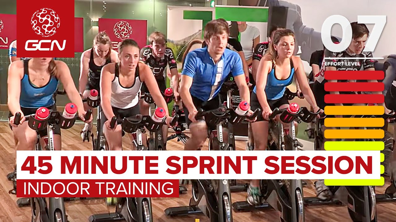 45 Minute Cycle Training Workout - Sprint Training