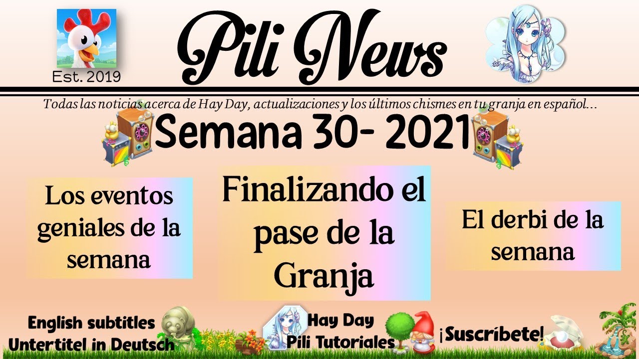 Events, derby of the week and more - Pili Noticias week 30
