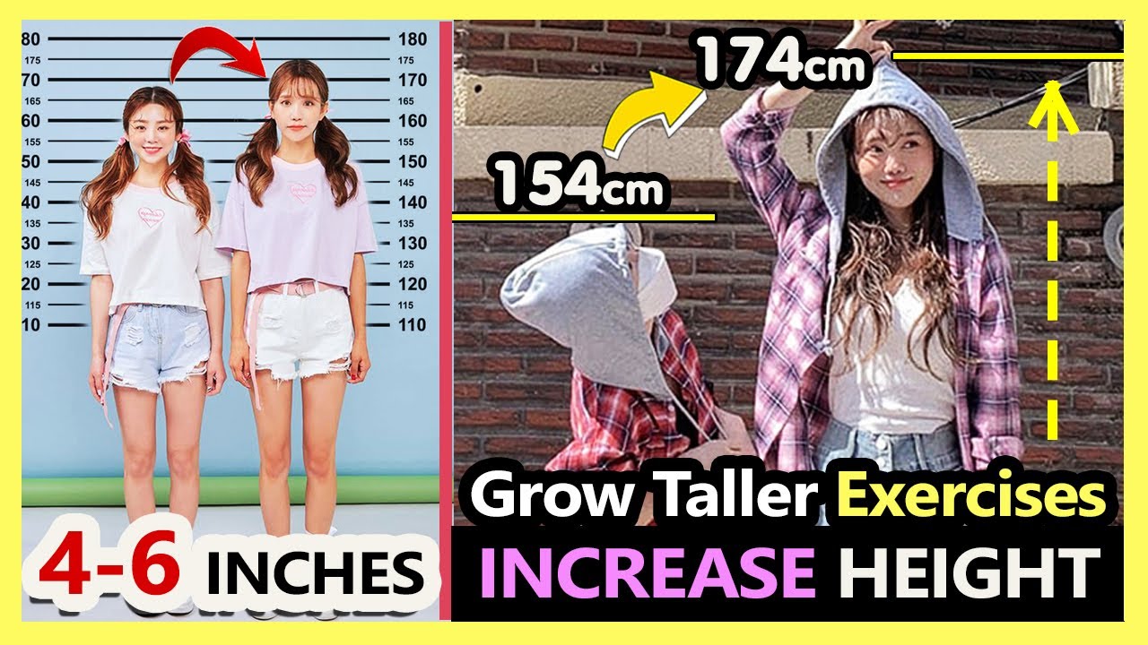 FAST HEIGHT INCREASE EXERCISE 4-6 INCHES AT HOME | Grow Taller Exercises Before Age 18