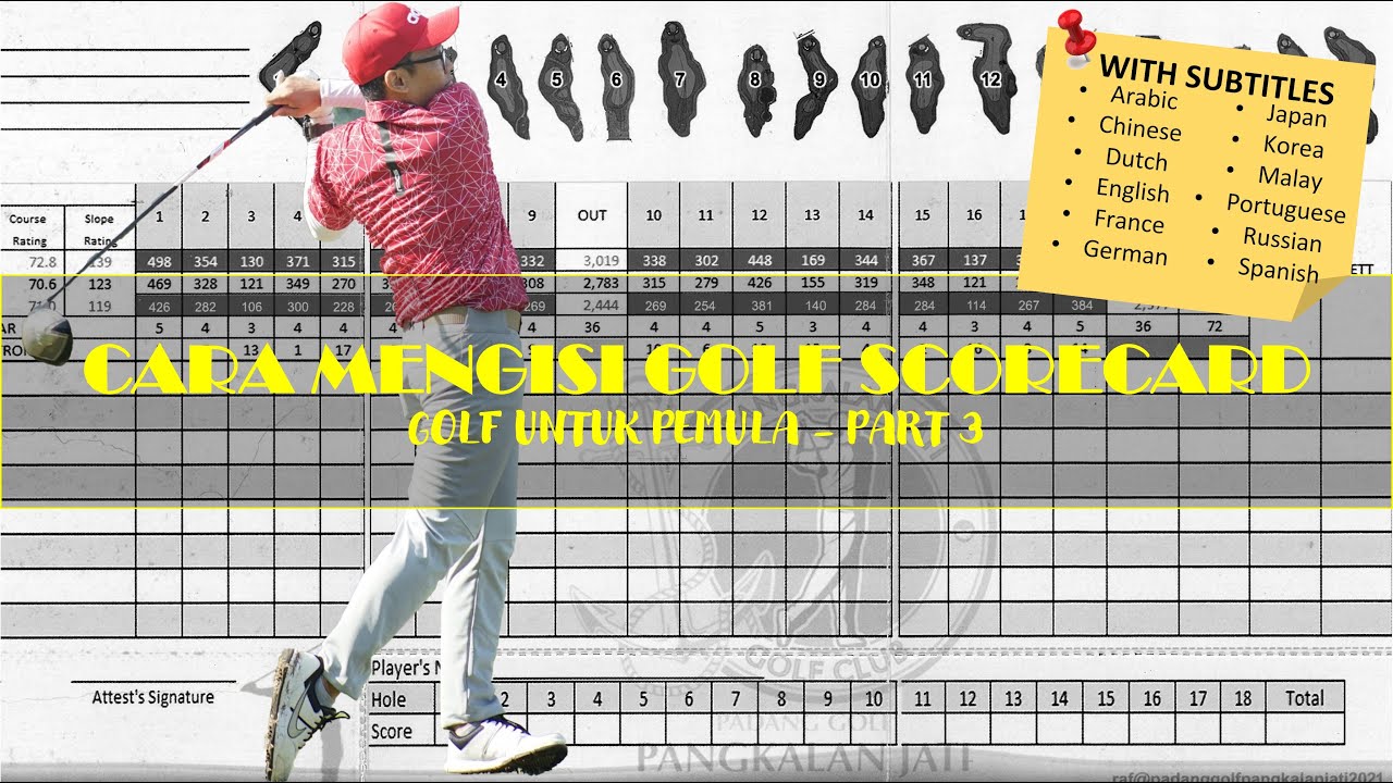 Golf pour débutants (Partie 3) | Comment remplir la carte de score de golf