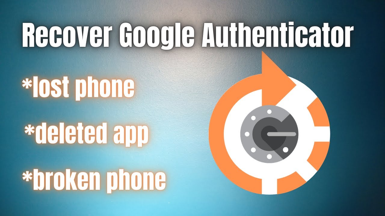 How to recover Google authenticator account | 2 FA key recovery