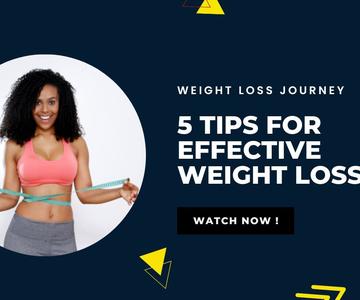 5 conseils pour une perte de poids efficace
