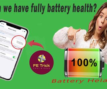 How can we have fully battery health in iPhone