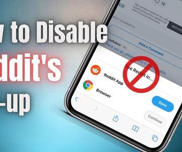 How to Disable Reddit's \"Open in App\" Safari Pop-up