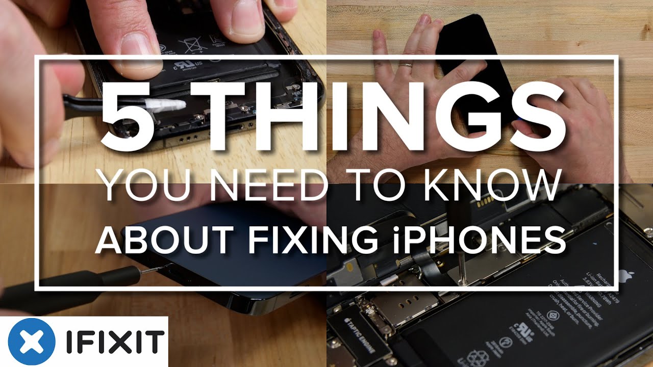 5 choses à savoir sur la réparation des iPhone