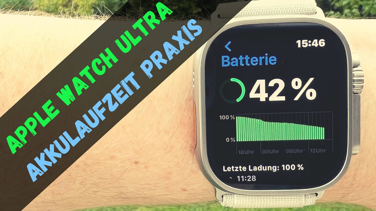 Apple Watch Ultra Autonomie de la batterie dans le sport et au quotidien