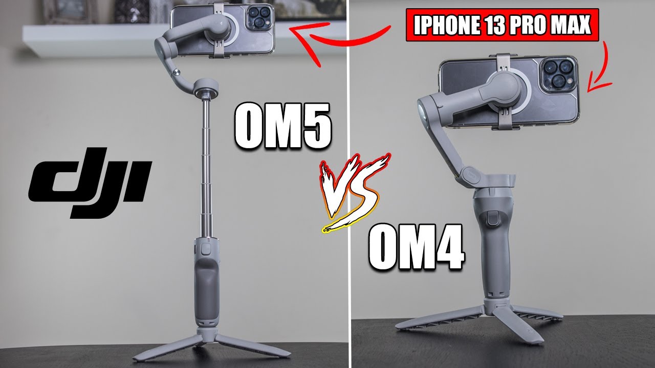 Best DJI Gimbal for iPhone 13 Pro Max | OM5 vs OM4!