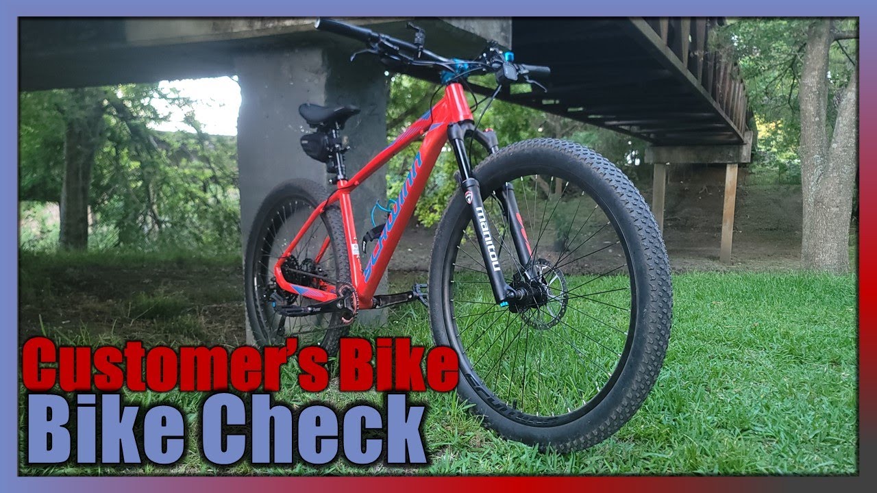 Bike Check on Customer custom built Schwinn Axum #mtb #mtblife #trail #shimano #letsride #bikecheck