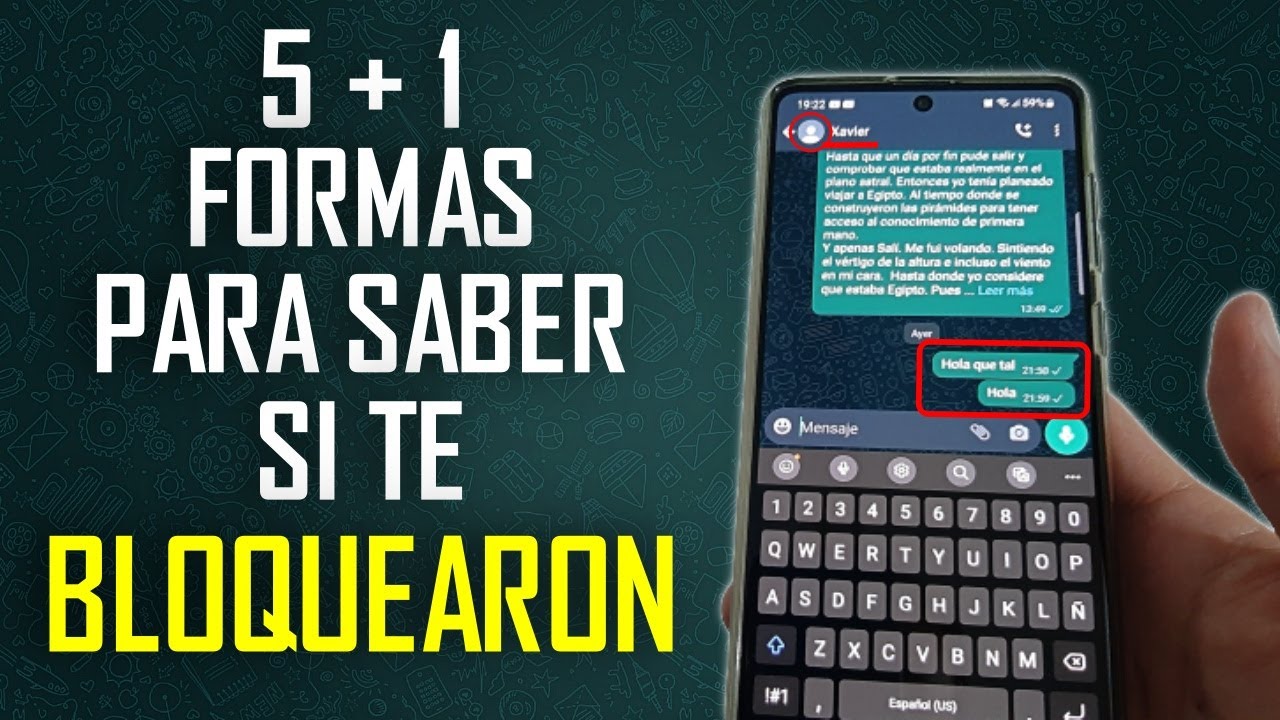 COMO SABER SI TE HAN BLOQUEADO EN WHATSAPP 2022 - 5 Trucos de Whatsapp