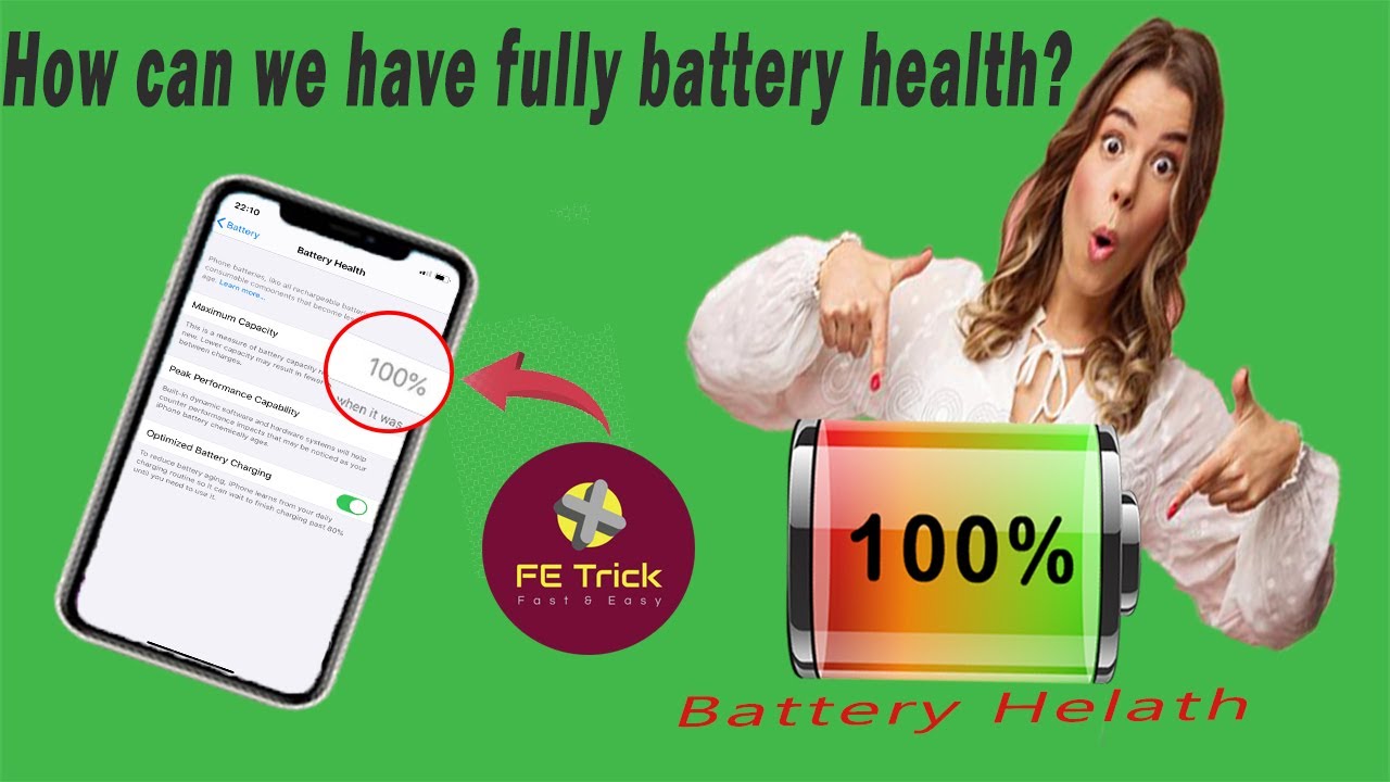 How can we have fully battery health in iPhone