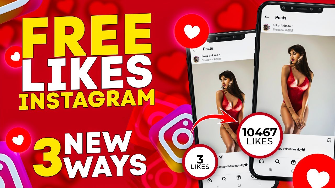 HOW TO GET MORE LIKES ON INSTAGRAM FREE AND FAST 2022 | 3 NEW WAYS HOW TO INCREASE INSTAGRAM LIKES