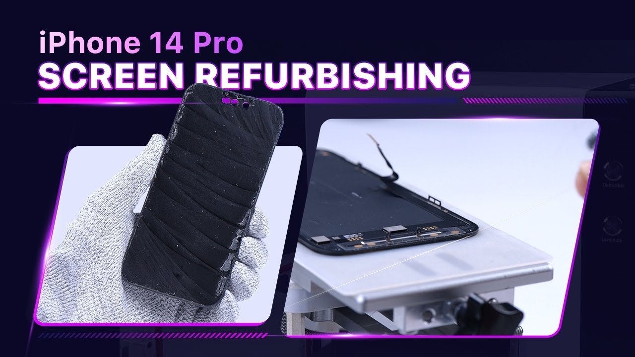 How to Refurbish iPhone 14 Pro Screen - Glass Only Repair