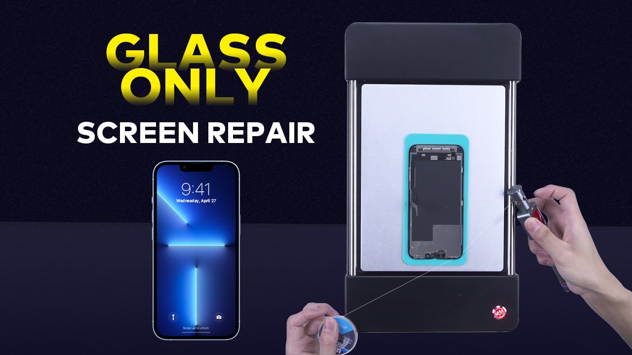 Remise à neuf de l'écran de l'iPhone 13 Pro - Réparation de la vitre uniquement