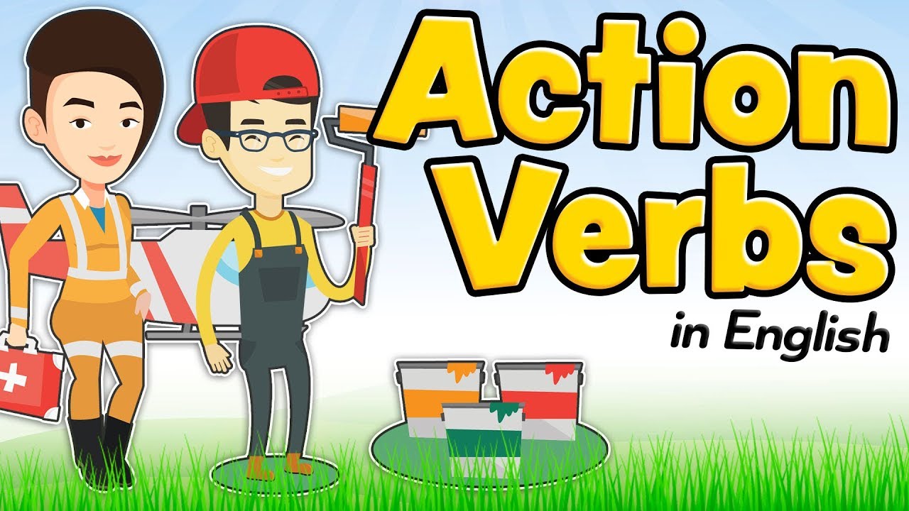 Verbes d'action en anglais pour les enfants et les débutants (Action verbs)