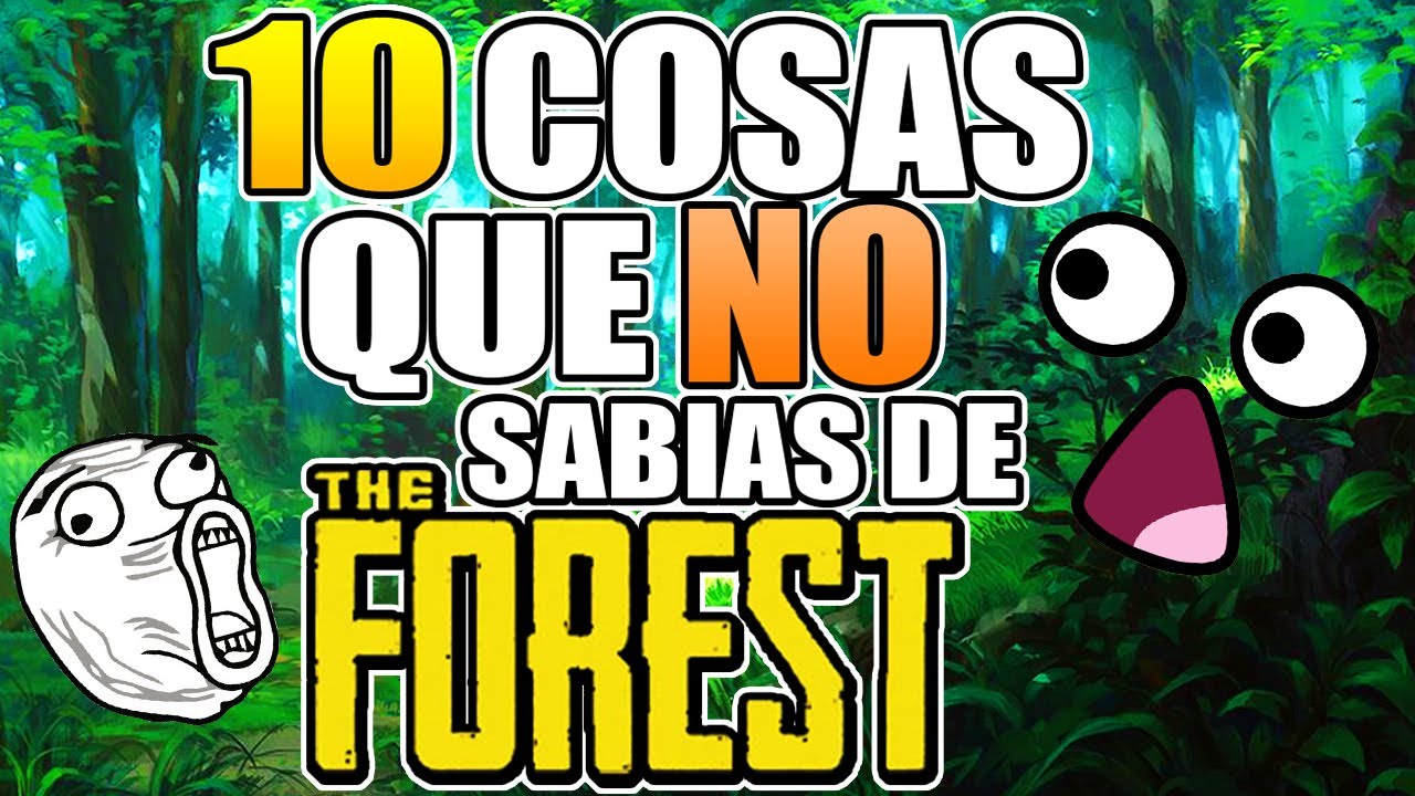 🤔10 COSAS que NO SABIAS de THE FOREST 🤯