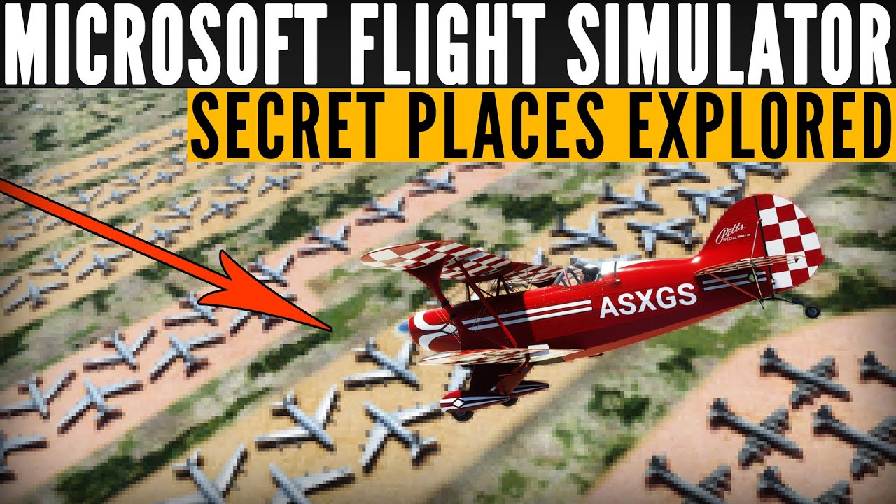 25 Google Maps SECRETS explored in Microsoft Flight Simulator