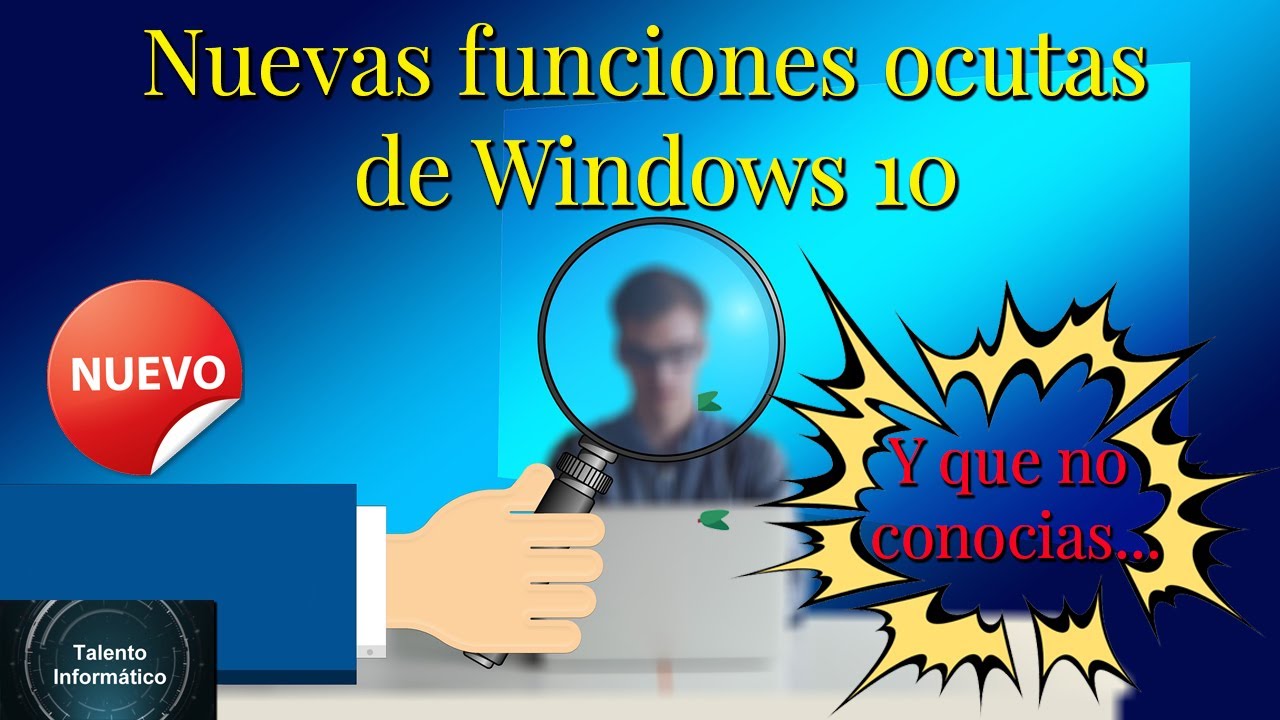 🔎5 NUEVAS FUNCIONES OCULTAS de Windows 10 que no conocías. 5 TRUCOS SECRETOS de Windows 10.