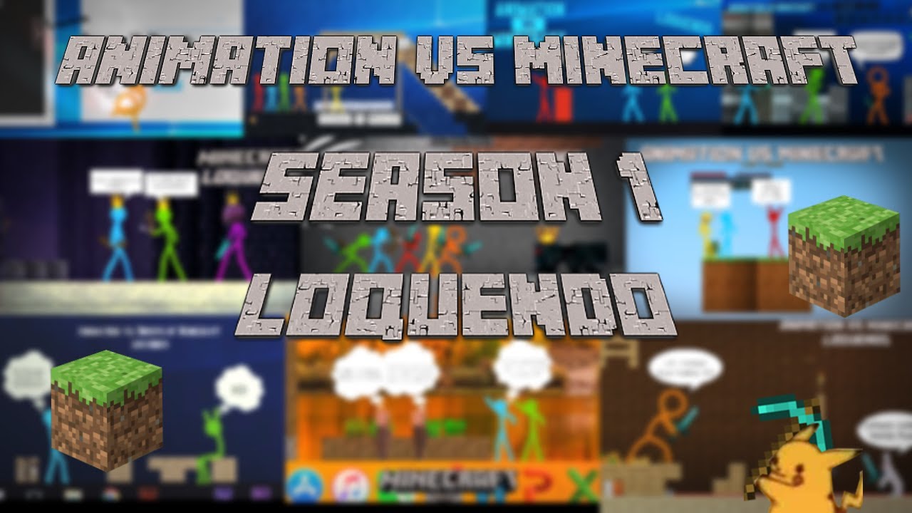 Animacion vs. Cortos de Minecraft Temporada 1 - Todos los episodios (1-14) Loquendo