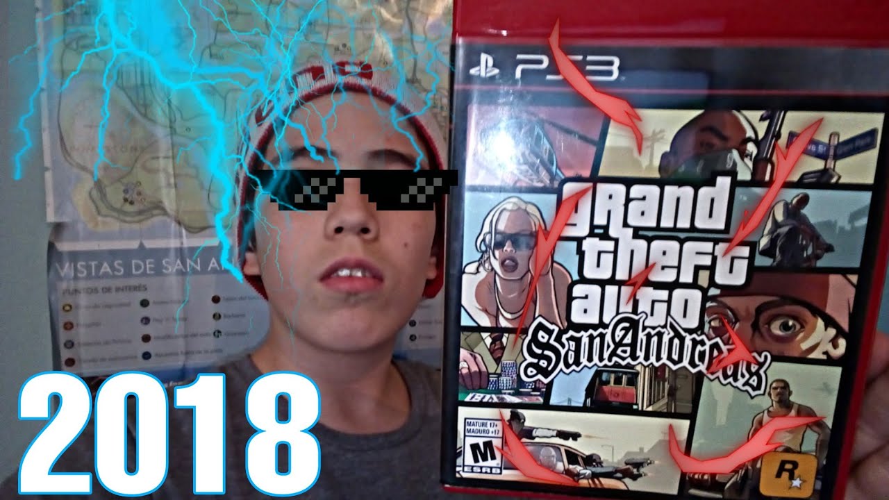 Asi es jugar GTA SAN ANDREAS en PS3 !! (2018) GTA Grand Theft Auto SA - Butingazo