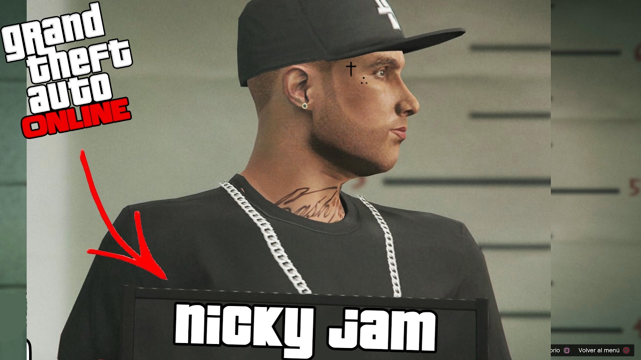 Como Crear a Nicky Jam | Personaje en GTA 5 Online.