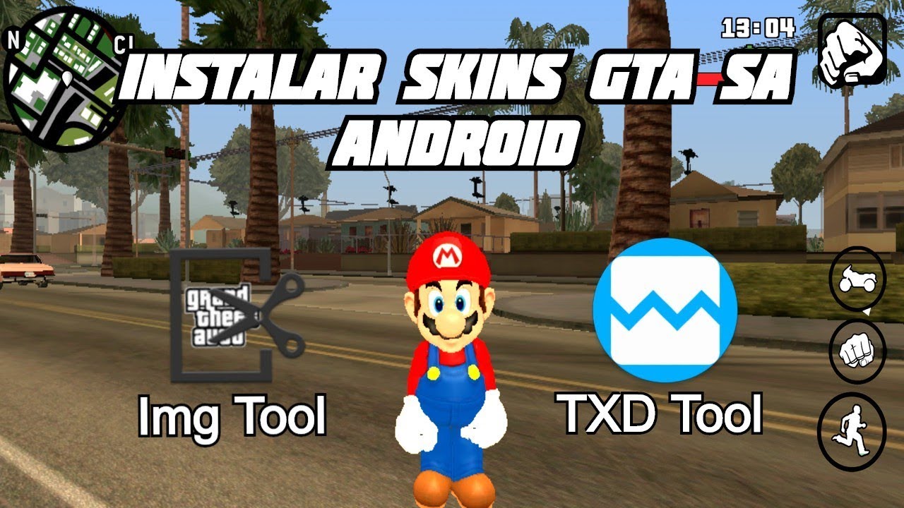 Como Instalar Skins en GTA San Andreas Para Android 2020 (Bien explicado)