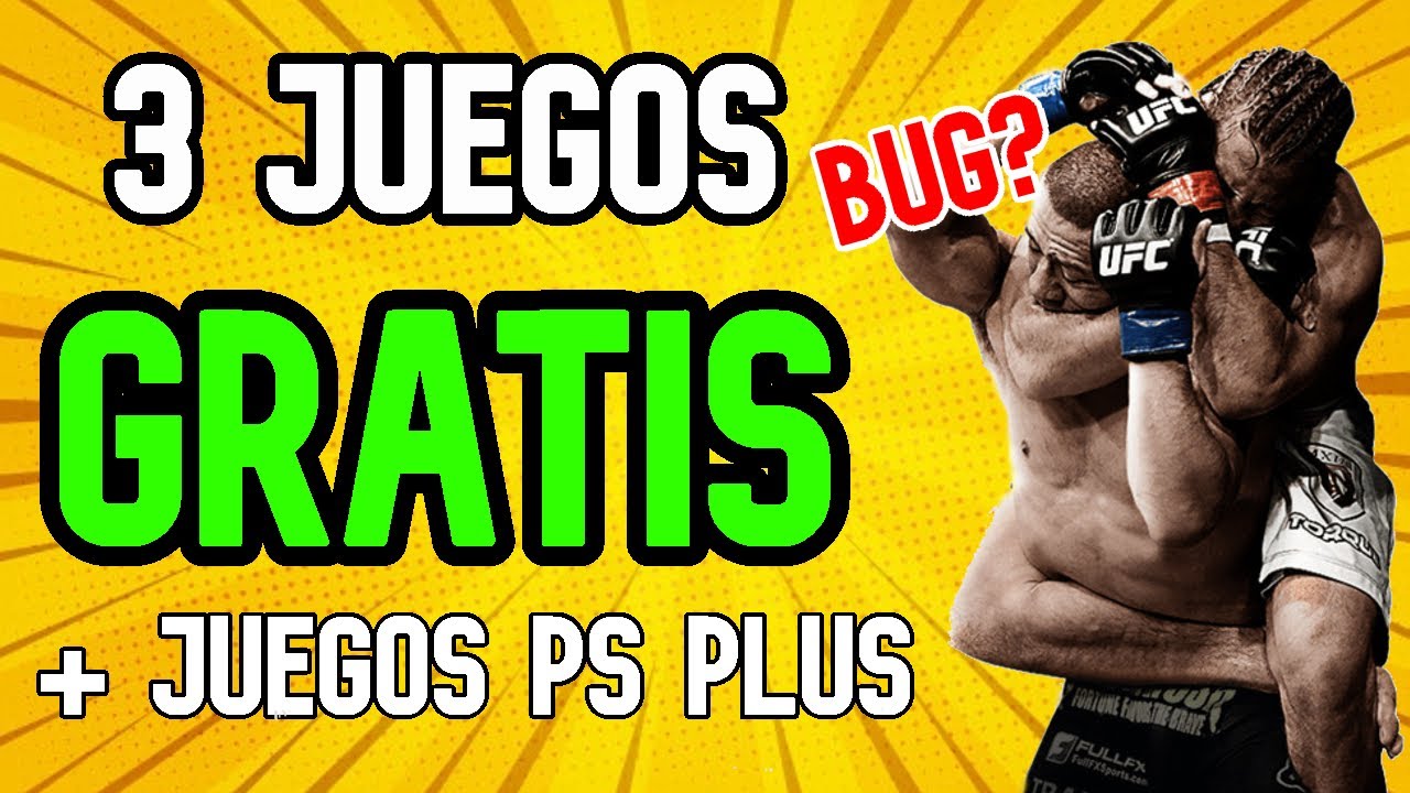 ✅🔥CORRE!!! 3 JUEGOS GRATIS + JUEGOS PS PLUS FEBRERO + BUG UFC 4🔥✅