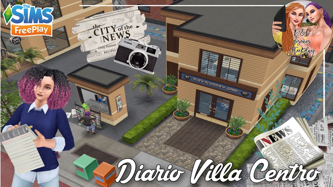 DIARIO VILLA CENTRO 🗞 📰 Newspaper The Sims FreePlay by Danita Sims