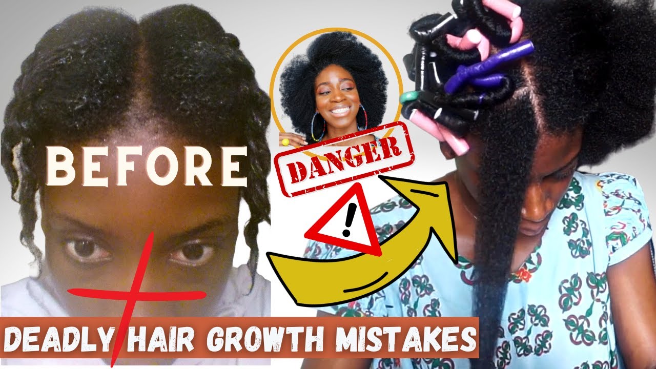 DO NOT MAKE THESE MISTAKES WHEN GROWING YOUR NATURAL HAIR: MOST COMMON HAIR GROWTH MISTAKES in 2022