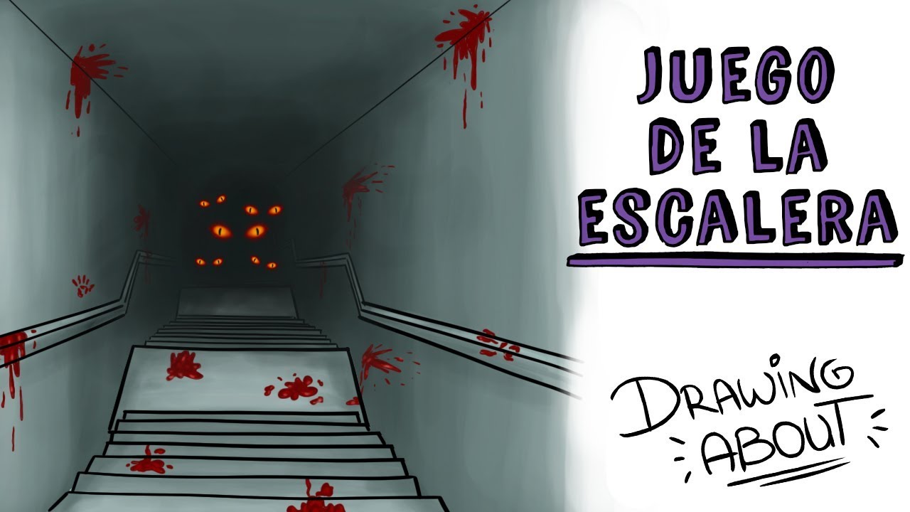 EL JUEGO DE LA ESCALERA | Draw My Life | CREEPYPASTA