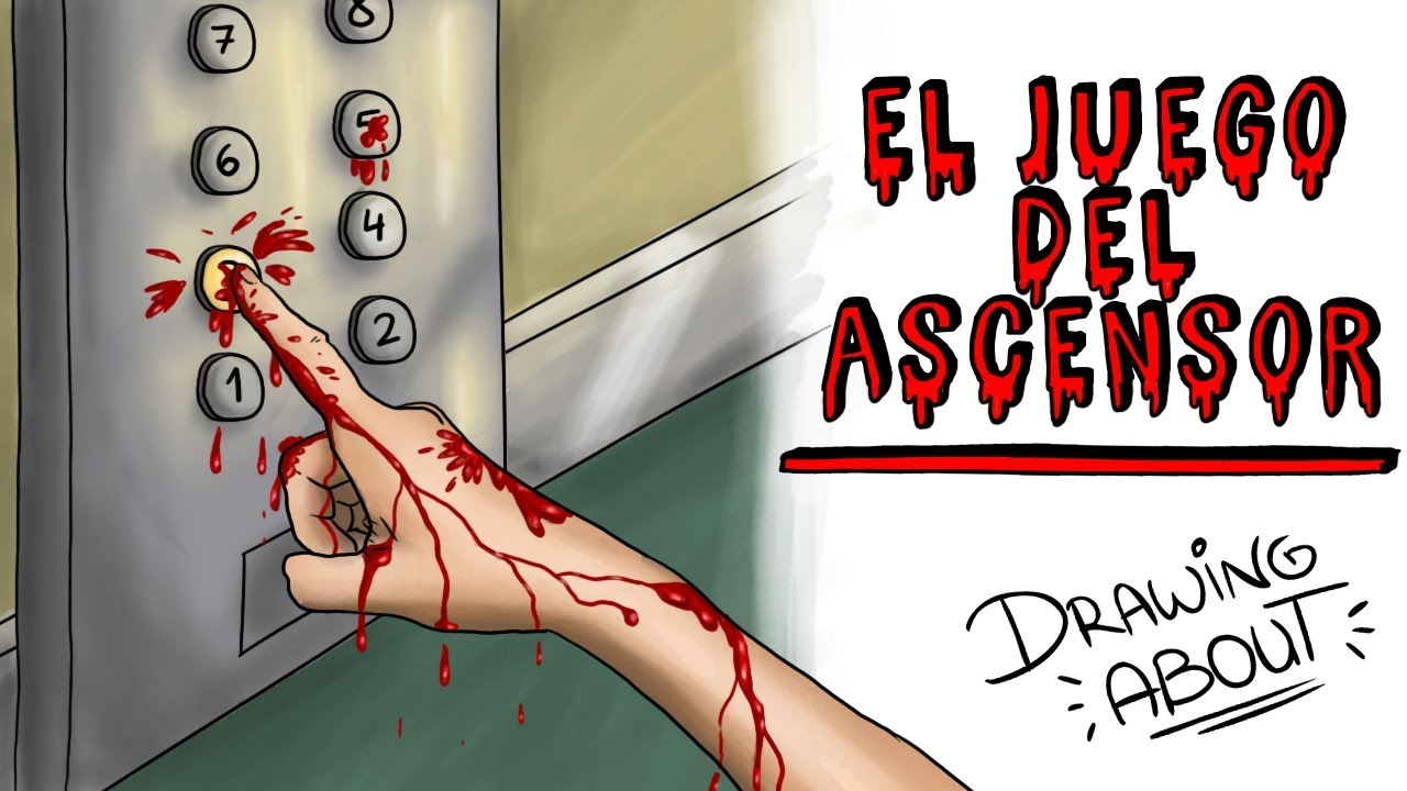EL JUEGO DEL ASCENSOR EL RITUAL COREANO | Draw My Life (Historia de Terror)