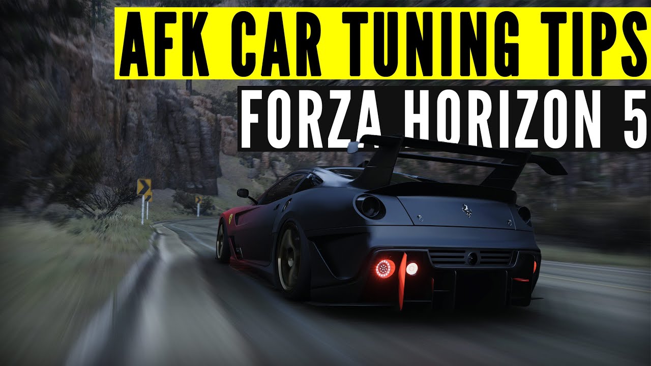 Forza Horizon 5 car TUNE tips \u0026 tricks
