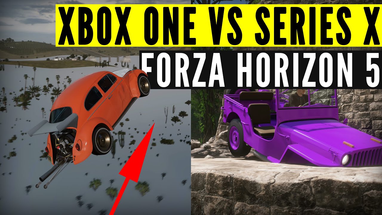 Forza Horizon 5 Xbox One GAMEPLAY vs Series X vs PC