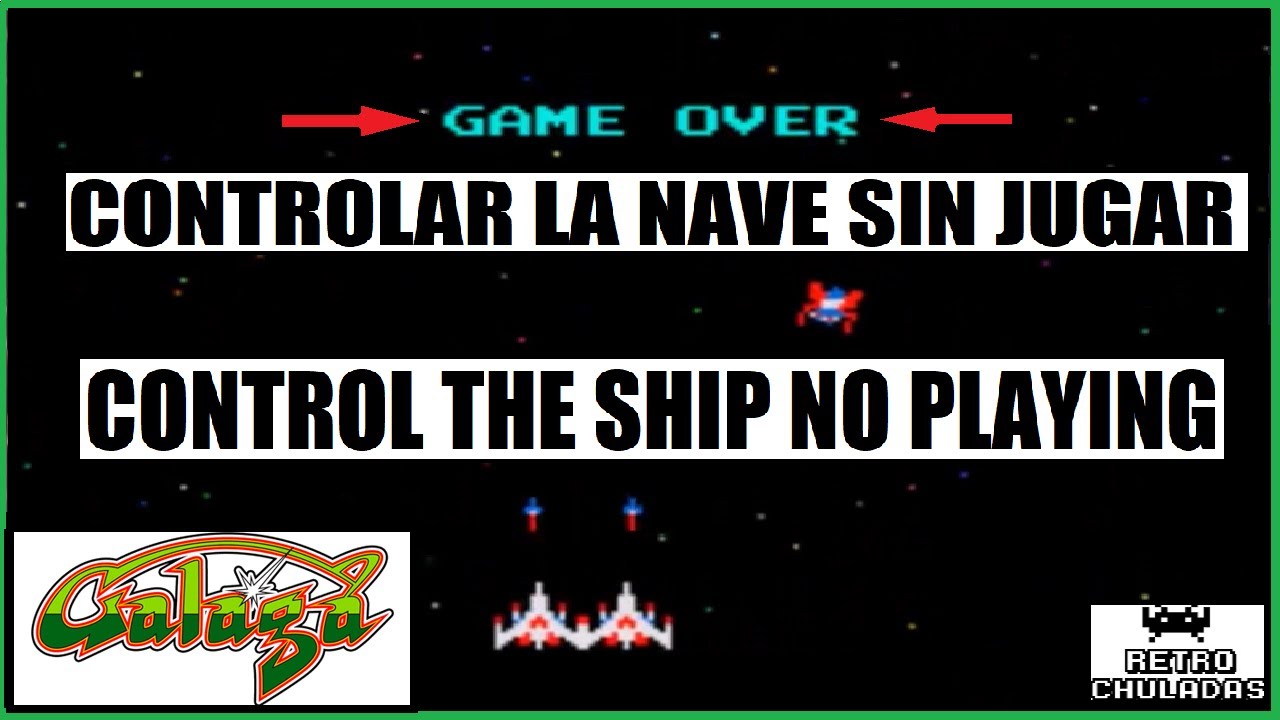 Galaga 🚀 Contrôlez le vaisseau sans jouer 🕹️ Tour d'arcade